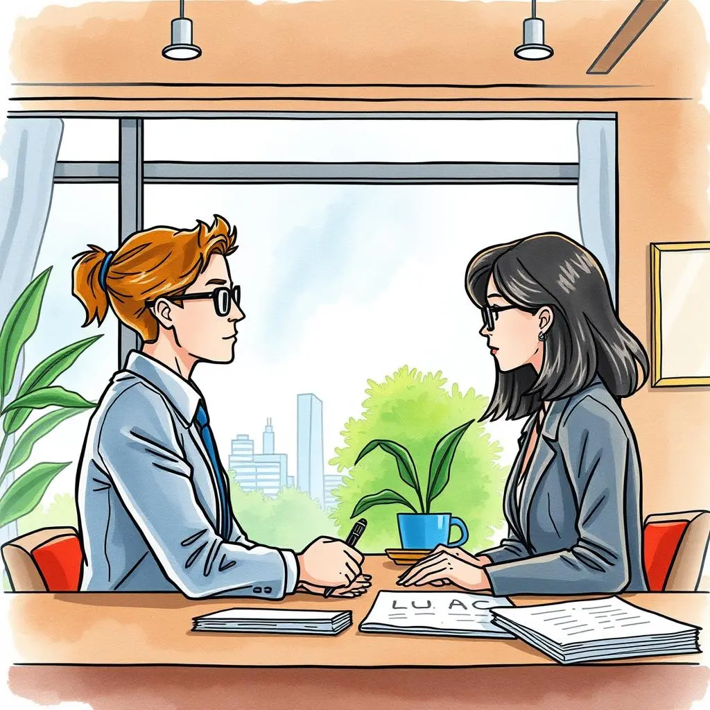 Confidentiality documentation assistant: Assist in drafting and refining agreement texts 1 Confidentiality Agreement specialists reviewing documentation in a professional office setting