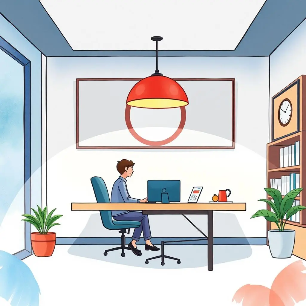 Confidentiality quiz creator: Design quizzes to assess understanding of confidentiality policies 1 A man working at a desk in a modern office setting, focusing on confidentiality quiz creation.