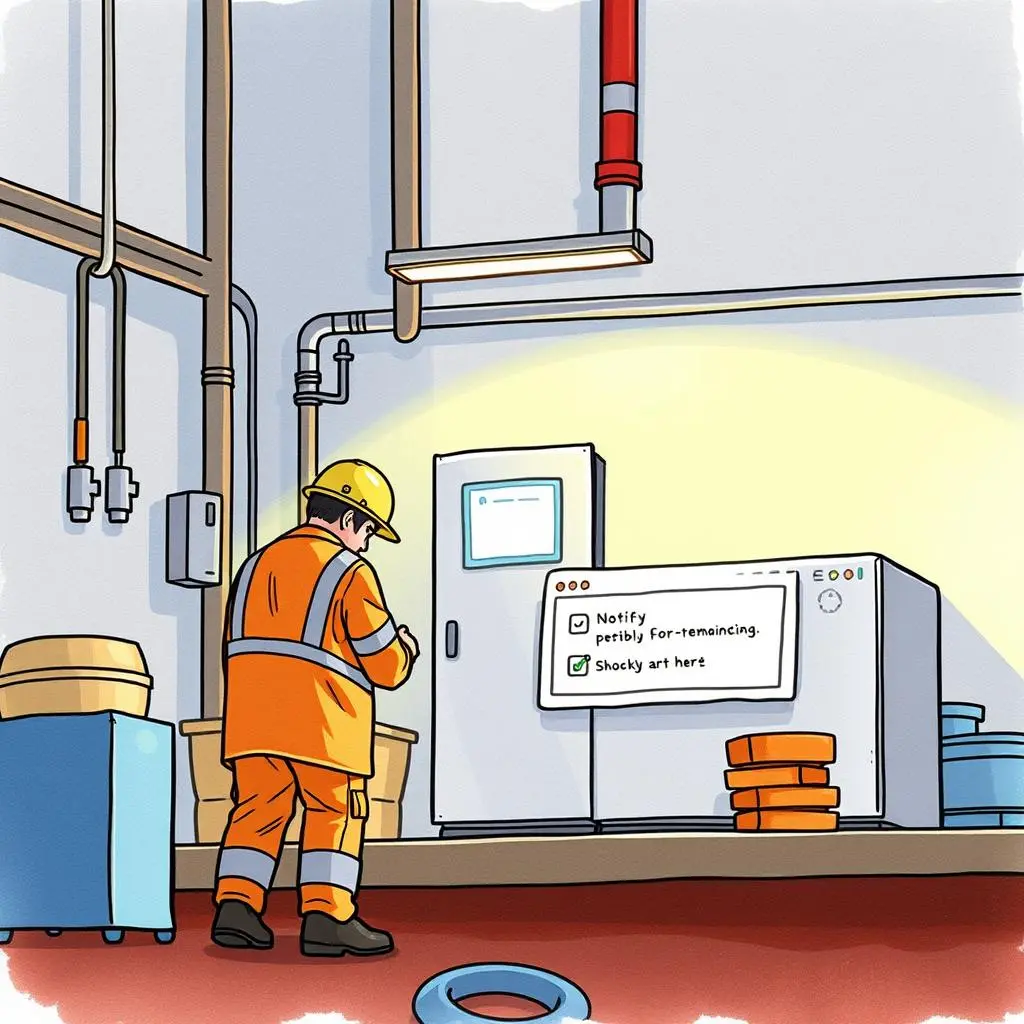 Maintenance reminder generator: Notify technicians of upcoming maintenance tasks 1 A maintenance technician uses a Maintenance Reminder Generator in a production environment.