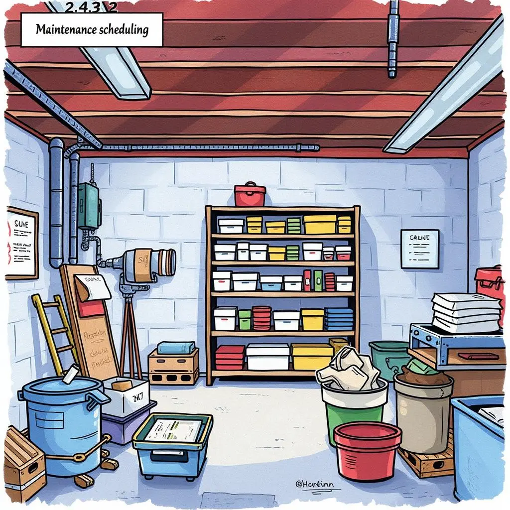Supplies inventory planner: Plan and manage inventory of needed supplies 1 Supplies Inventory Planner for managing maintenance supplies in a facility's storeroom
