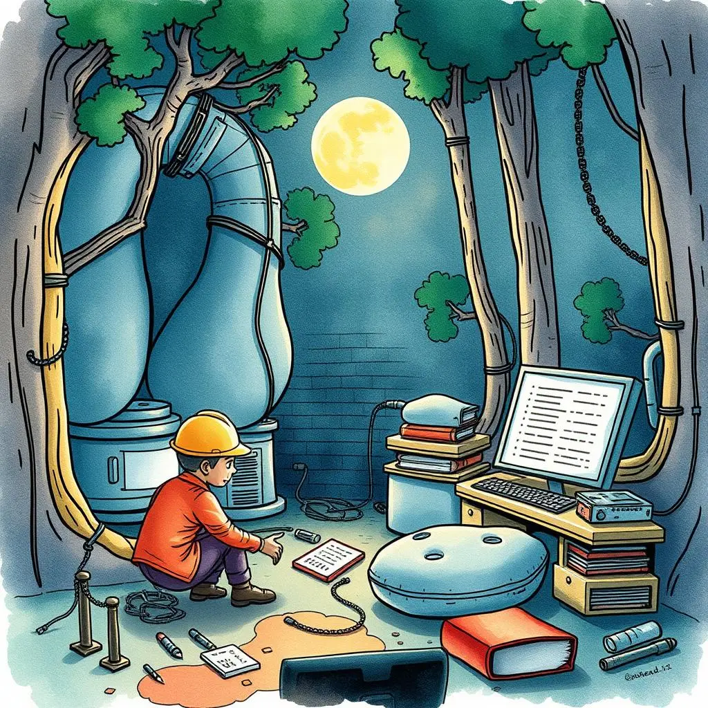 Version update log extractor: Automatically extract key updates from change logs 1 A technician surrounded by trees examines code on a computer.