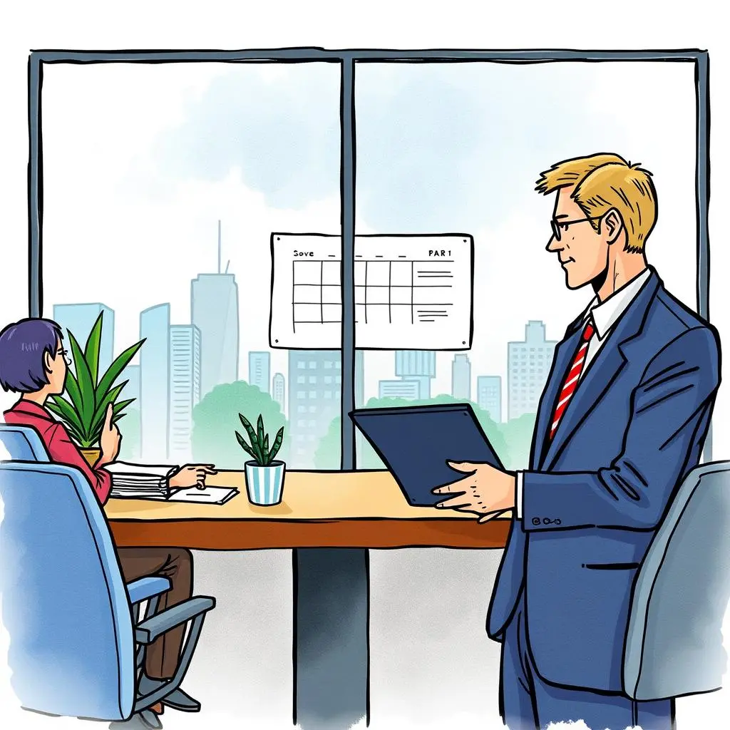 Follow-up tracker: Compile actionable items from meetings 1 Follow-Up Tracker tool being used in an executive meeting setting with participants preparing for discussion