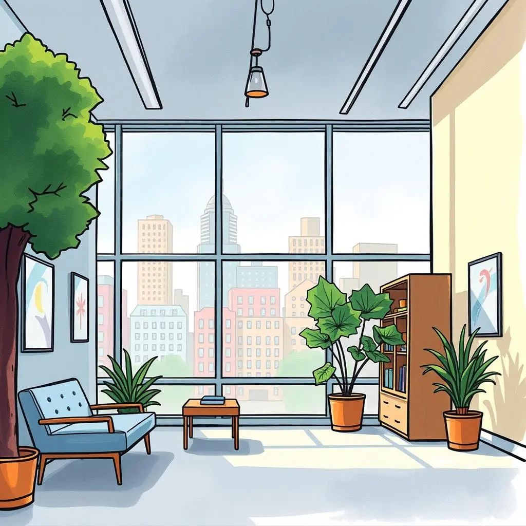Space efficiency report generator: Create detailed occupancy efficiency reports 1 Bright office space designed for optimal occupancy planning and analysis.