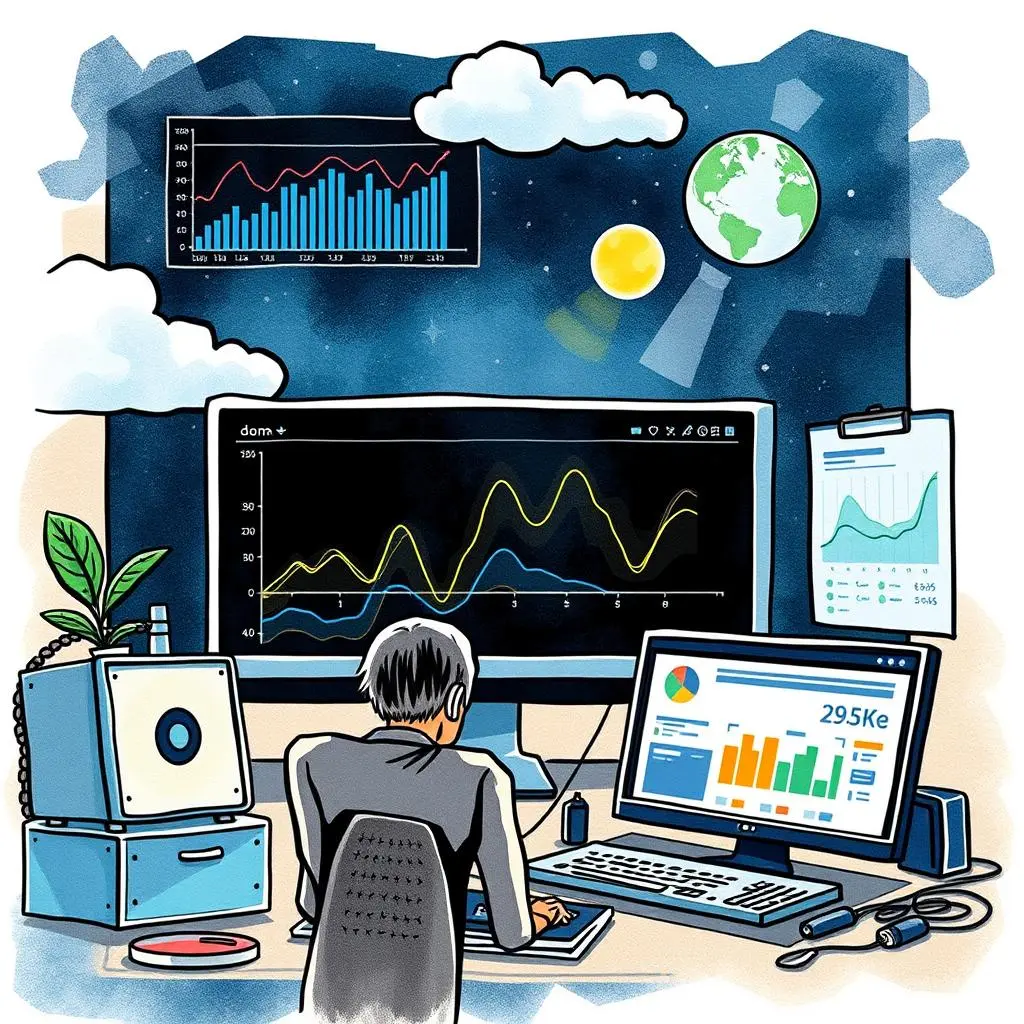 Device performance insights: Generate insights on device performance metrics 1 Device Performance Insights tool on a desktop with visual data analytics and performance graphs in use.