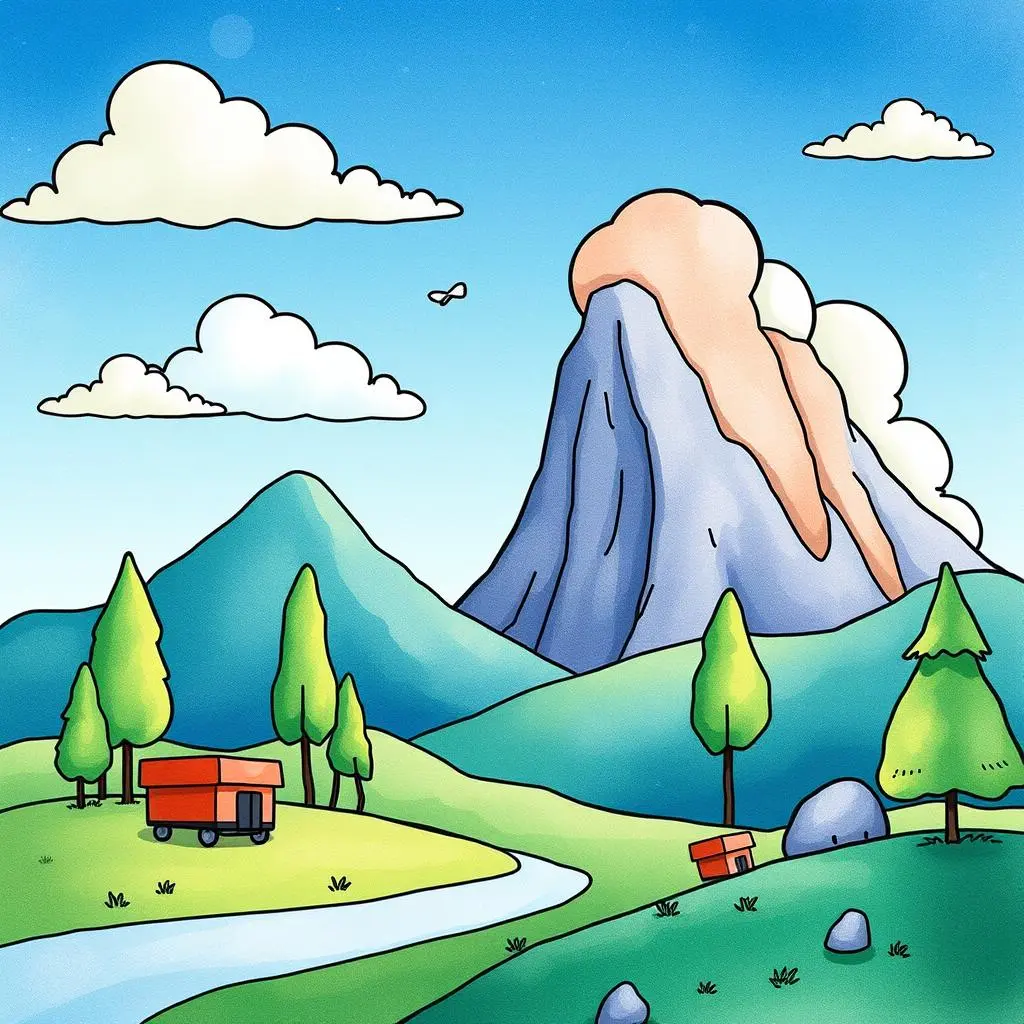 Performance threshold advisor: Get AI-driven insights for threshold configuration 1 A serene landscape featuring mountains, trees, and a river, ideal for cloud service themes