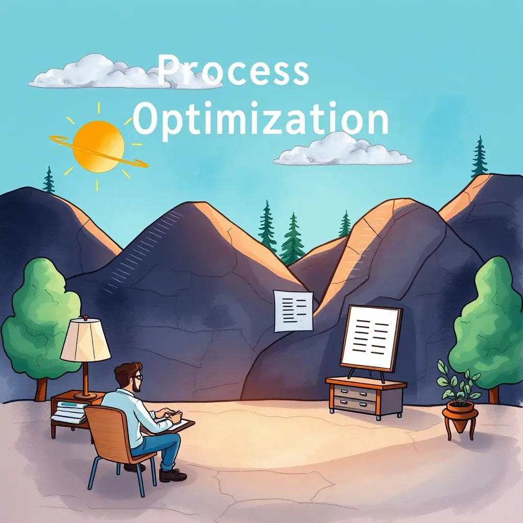 Feedback loop enhancer: Generate summaries of feedback loops for stakeholders 1 A person sitting in nature, optimizing processes with feedback loops.