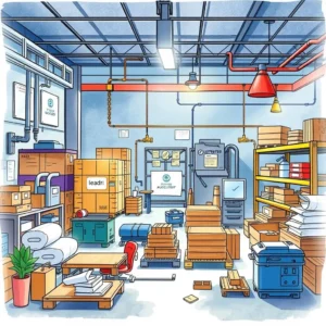 Task mapping assistant: Visualize and organize complex workflows 3 A vibrant workspace showcasing organized materials and workflow tools.