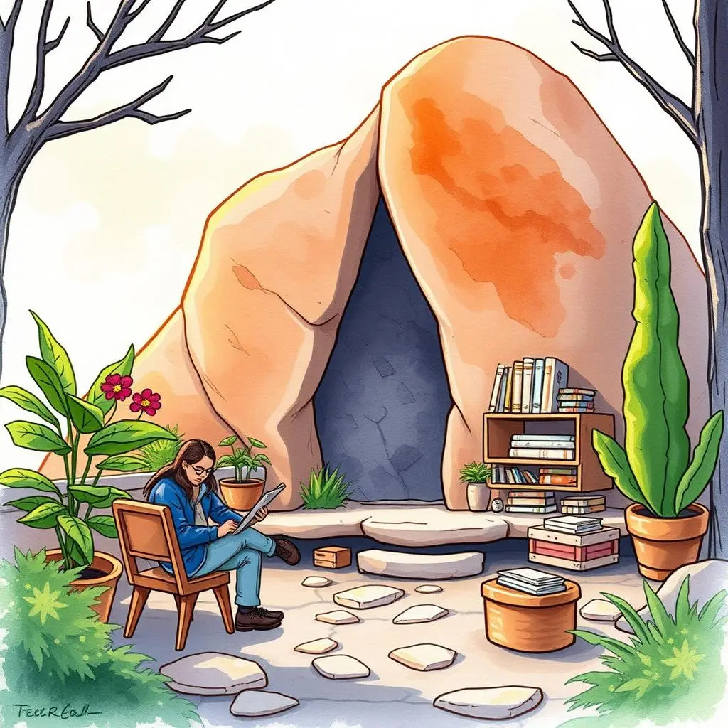 Quality guidelines generator: Create quality assurance guidelines efficiently 1 Quality Guidelines Generator tool in a serene, nature-inspired reading space with plants and books.