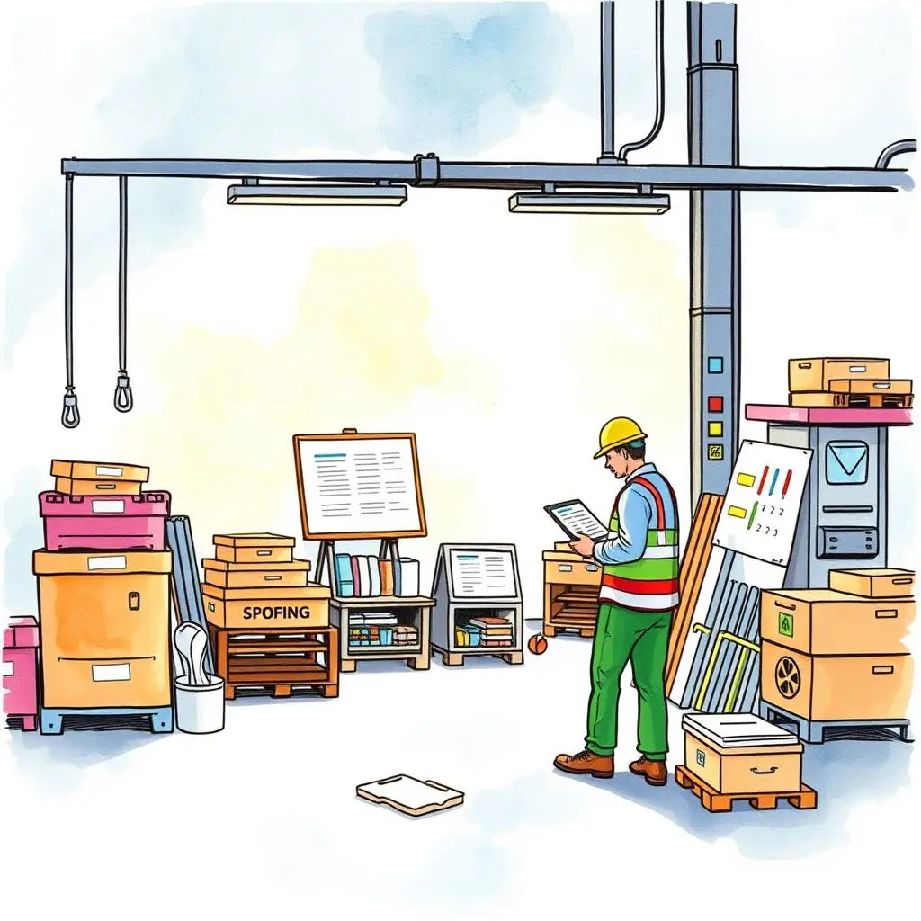 Inspection criteria validator: Validate inspection data against standards 1 A quality control inspector uses an Inspection Criteria Validator in a manufacturing workspace.