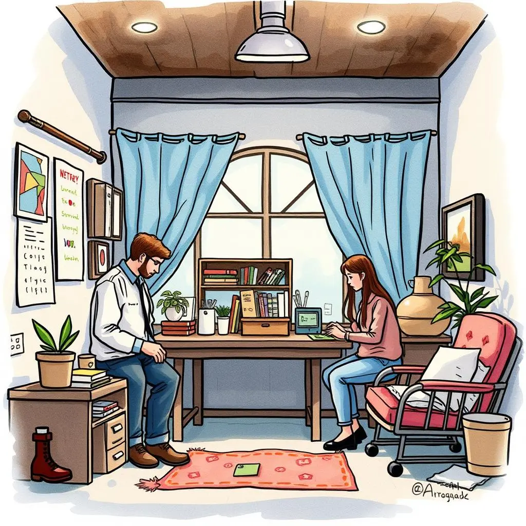 Quality feedback excerptor: Generate concise feedback from quality inspections 1 Quality Feedback Excerptor tool in a cozy office setting with two professionals collaborating and analyzing data