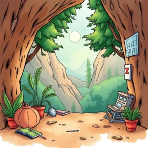 A serene forest scene symbolizing clarity in project prioritization.