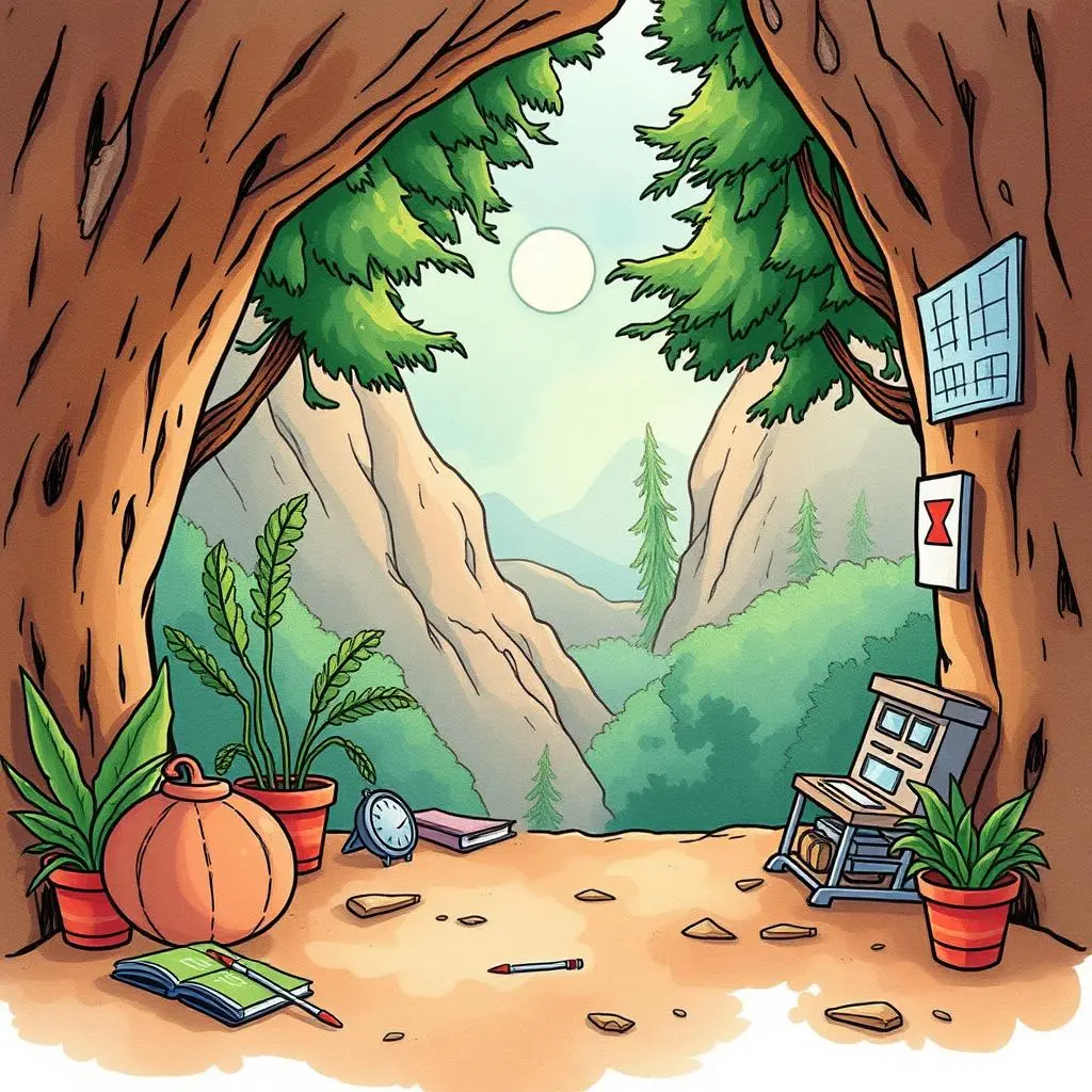 Prioritization suggestion tool: Recommend priority levels for project requirements 1 A serene forest scene symbolizing clarity in project prioritization.