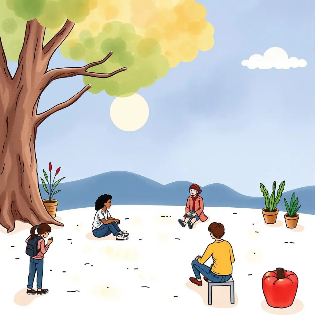 Efficient volunteer assignments: Enhance volunteer assignment processes 1 Efficient volunteer coordination in a serene outdoor setting with diverse individuals collaborating on assignments