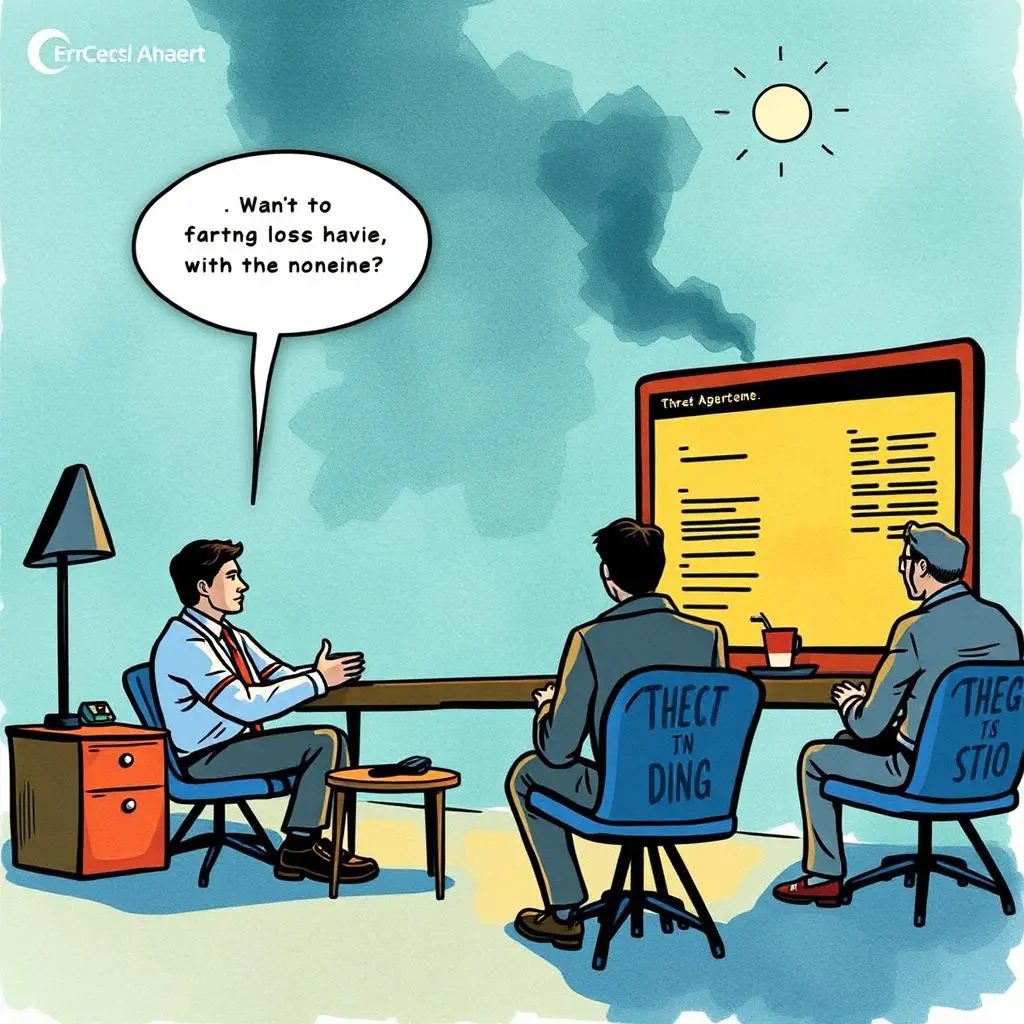 Interview summary creator: Generate concise summaries of stakeholder interviews 1 Professionals discussing interview summaries for risk assessment analysis.
