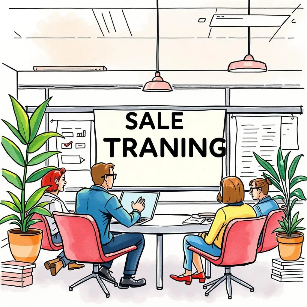 Feedback analyzer: Generate insights from training feedback comments 1 A team of professionals engaged in a sales training session in a modern office setting.