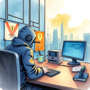 Cybersecurity analyst assessing incident response readiness
