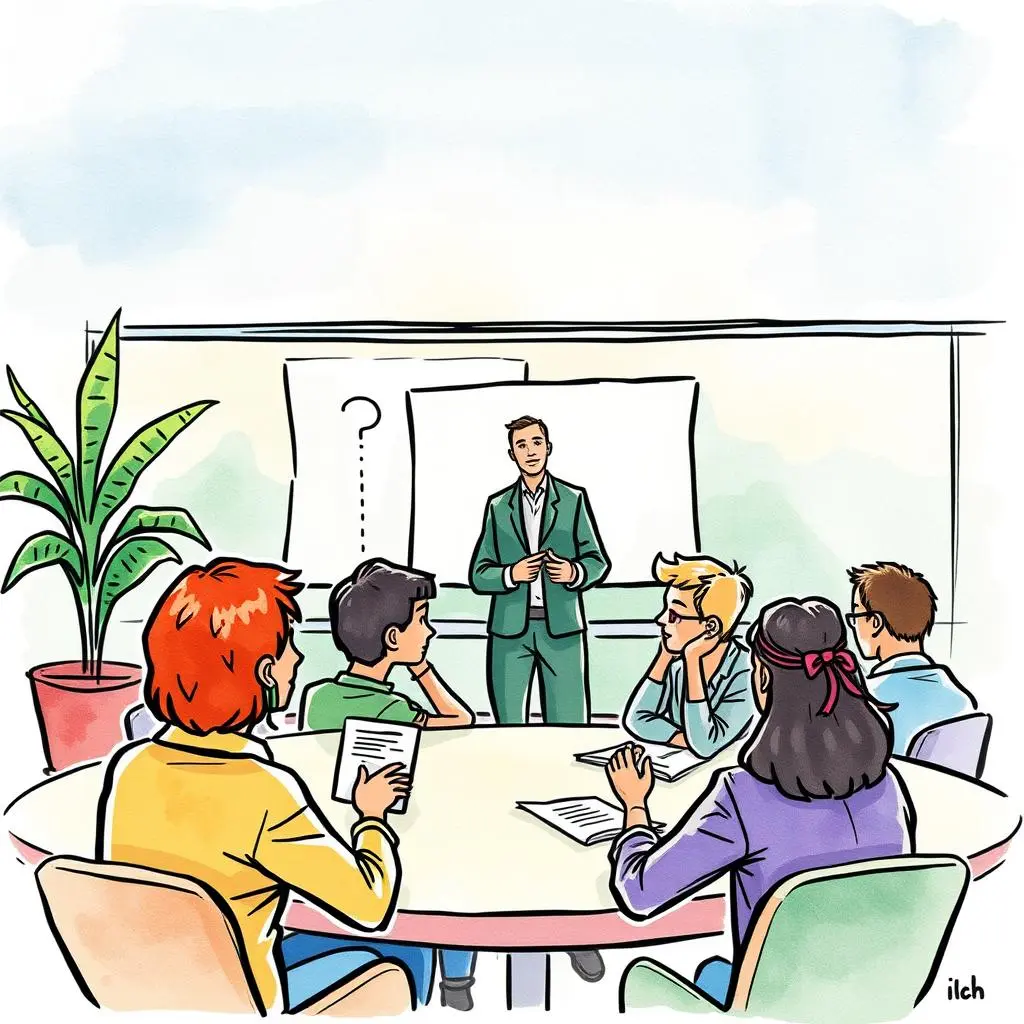 Engagement sentiment analyzer: Determine emotional tone of stakeholder feedback 1 Engagement Sentiment Analyzer tool being used in a stakeholder feedback meeting with professionals discussing.
