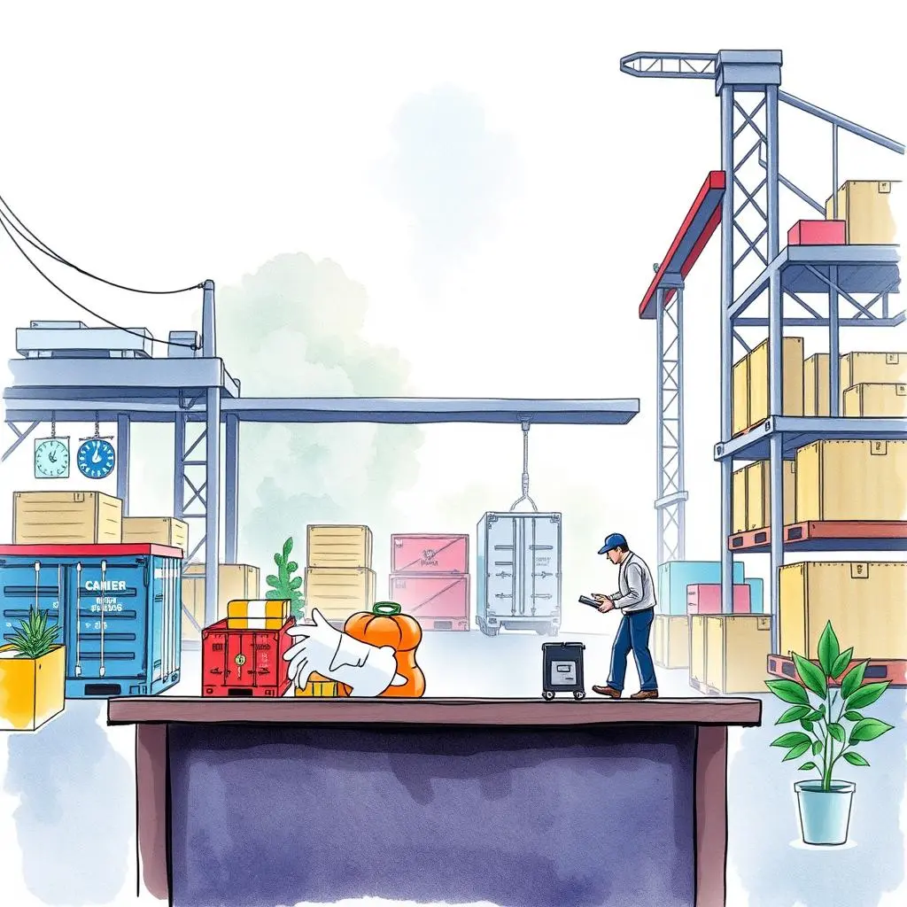 Quality voice aggregator: Collect and synthesize supplier feedback responses 1 Quality Voice Aggregator tool in operation with a supply chain worker analyzing feedback data.