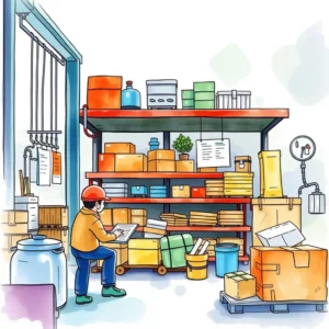 Supplier feedback analysis in a warehouse setting