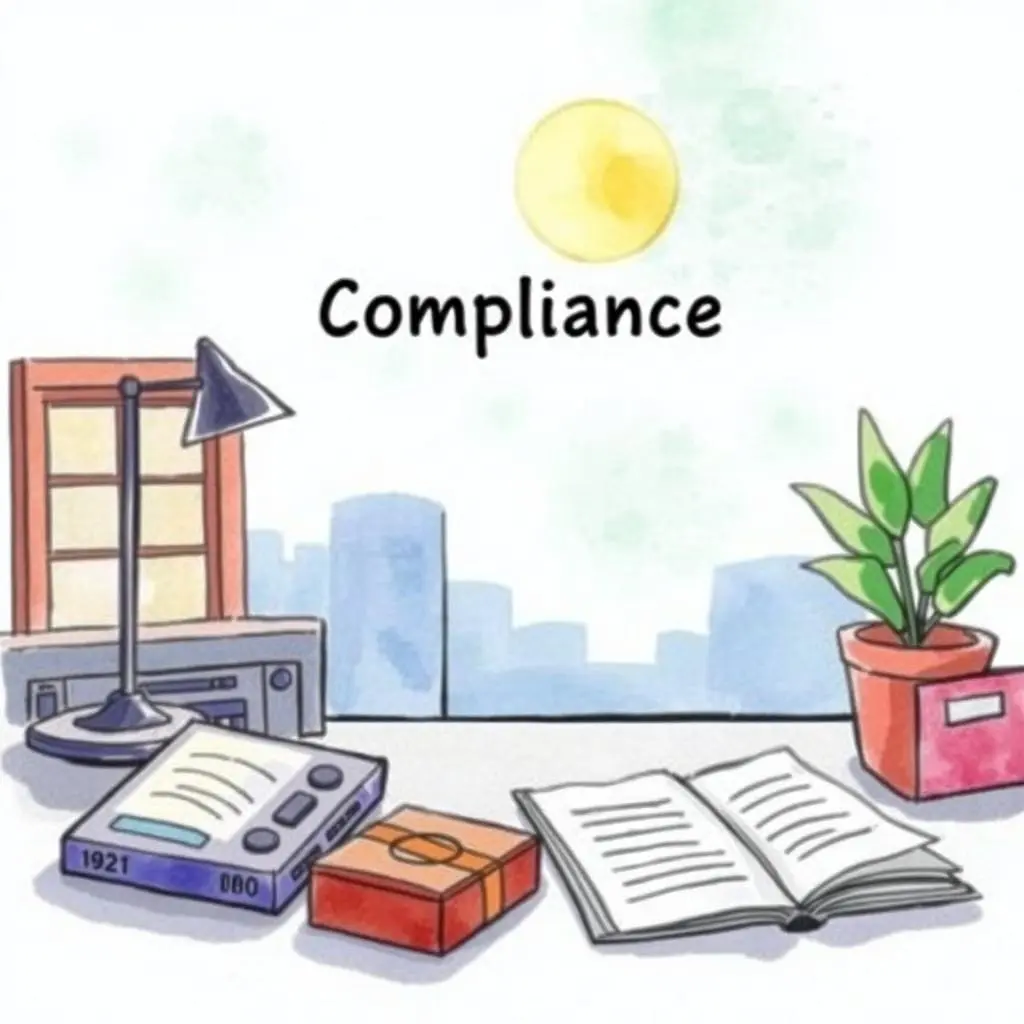 Tax calculation validator: Validate your tax calculations for compliance 1 An office setup illustrating tax compliance tools and documentation.