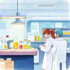 Analyze patterns in test results with Result Trend Analyzer in a lab setting featuring research staff.