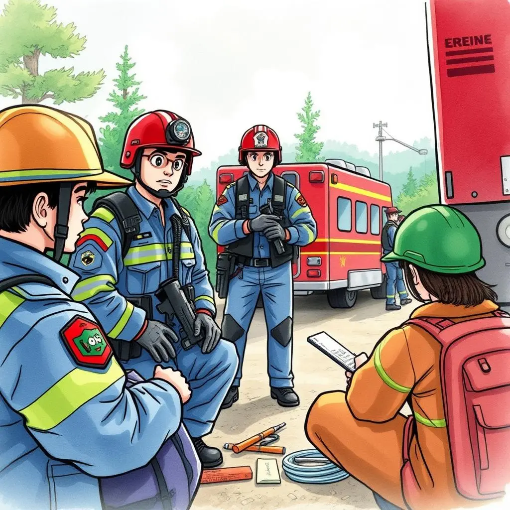 Training feedback summary tool: Compile and summarize training feedback for improvement 1 Emergency response trainers evaluating feedback during a training drill.