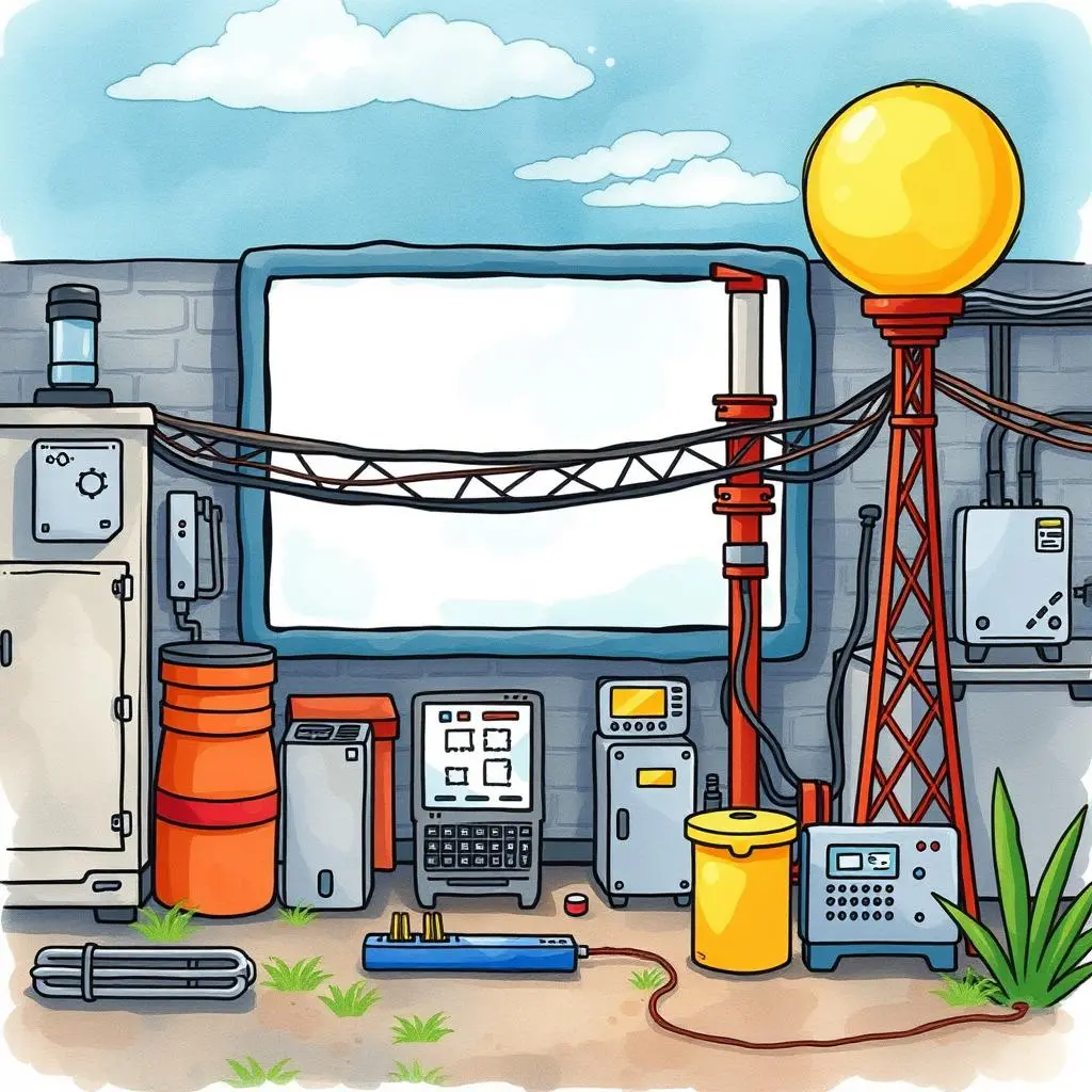 Utility efficiency monitor: Track efficiency issues in energy utilities 1 Utility Efficiency Monitor equipment in a facility setting, showcasing monitoring tools and devices