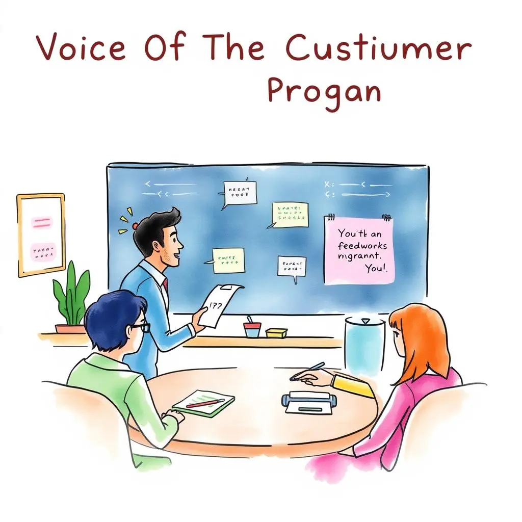 Feedback summarizer: Condense feedback into actionable points 1 Team brainstorming on customer feedback summarization for actionable insights.