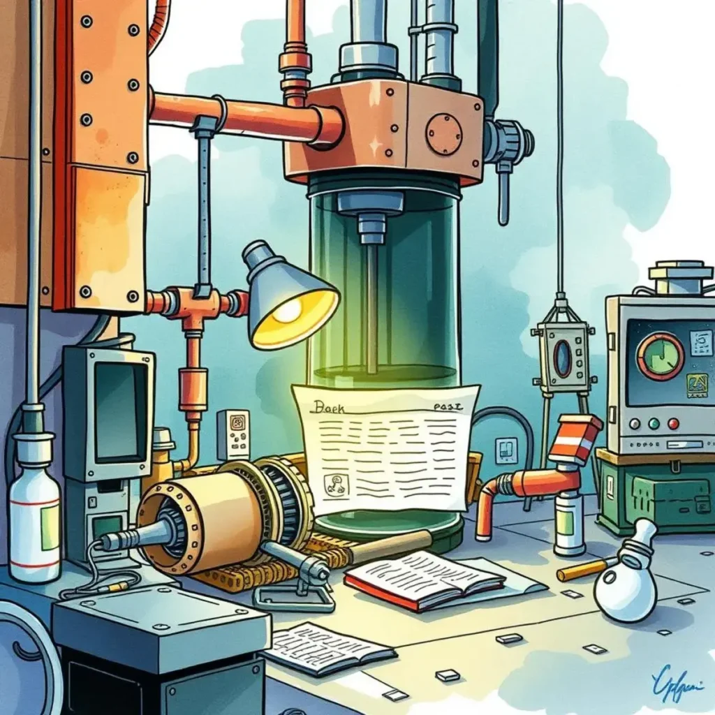 Assessment results compiler: Compile and summarize testing outcomes 1 Machinery and tools gathering and analyzing testing data in an engineering lab.