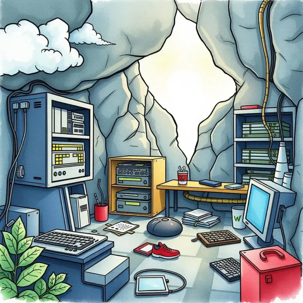 Backup documentation generator: Produce detailed documentation for backup processes 1 A cozy it workspace for efficient backup documentation generation.
