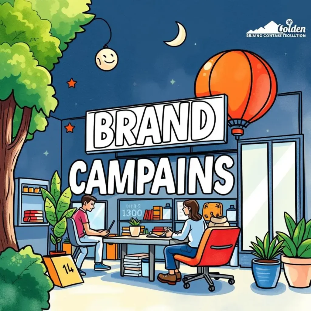 Brand voice consistency checker: Ensure alignment of brand messaging 1 Marketing professionals collaborating on brand campaigns in a vibrant office setting.
