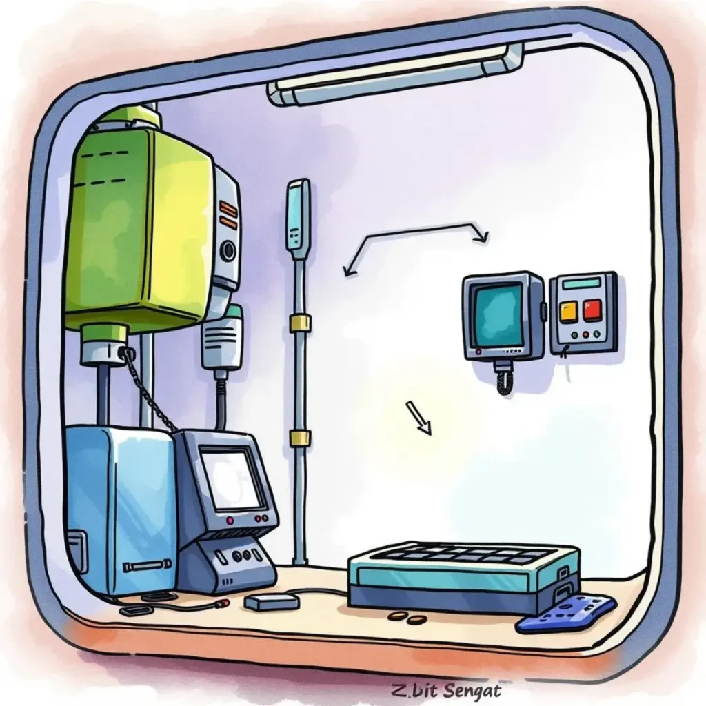 Calibration settings adjuster: Streamline equipment parameter adjustments 1 Illustration of calibration equipment for manufacturing settings adjustments.