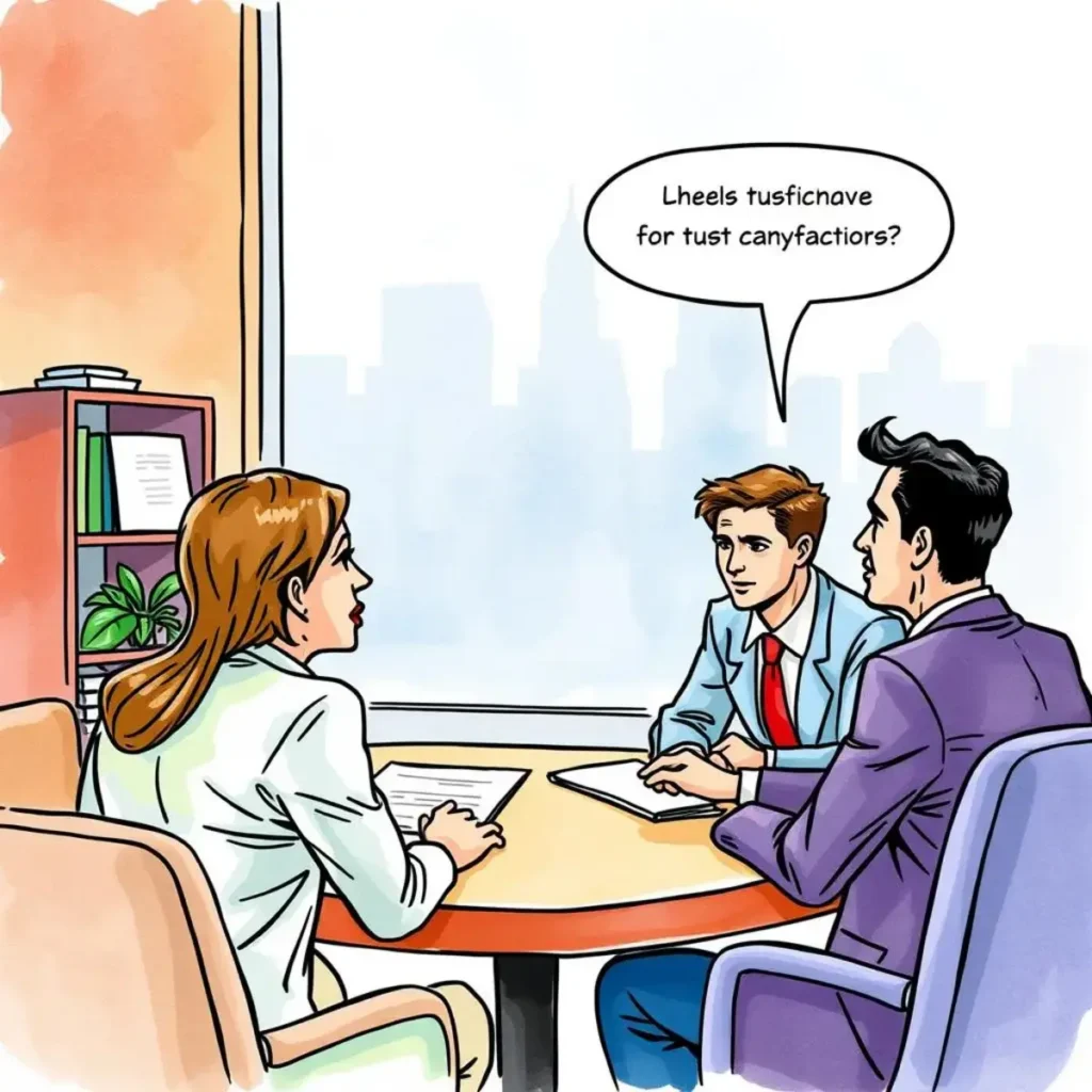 Client satisfaction response builder: Formulate responses focused on client satisfaction 1 Professionals discussing responses for client satisfaction strategies.
