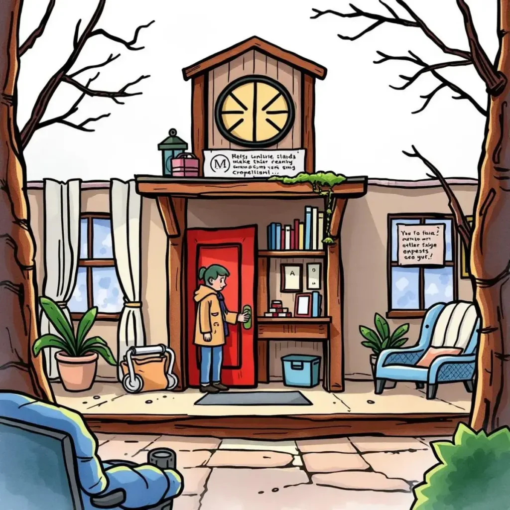 Complaints response generator: Craft tailored replies efficiently 1 A cozy customer service office with a welcoming entrance and plants.