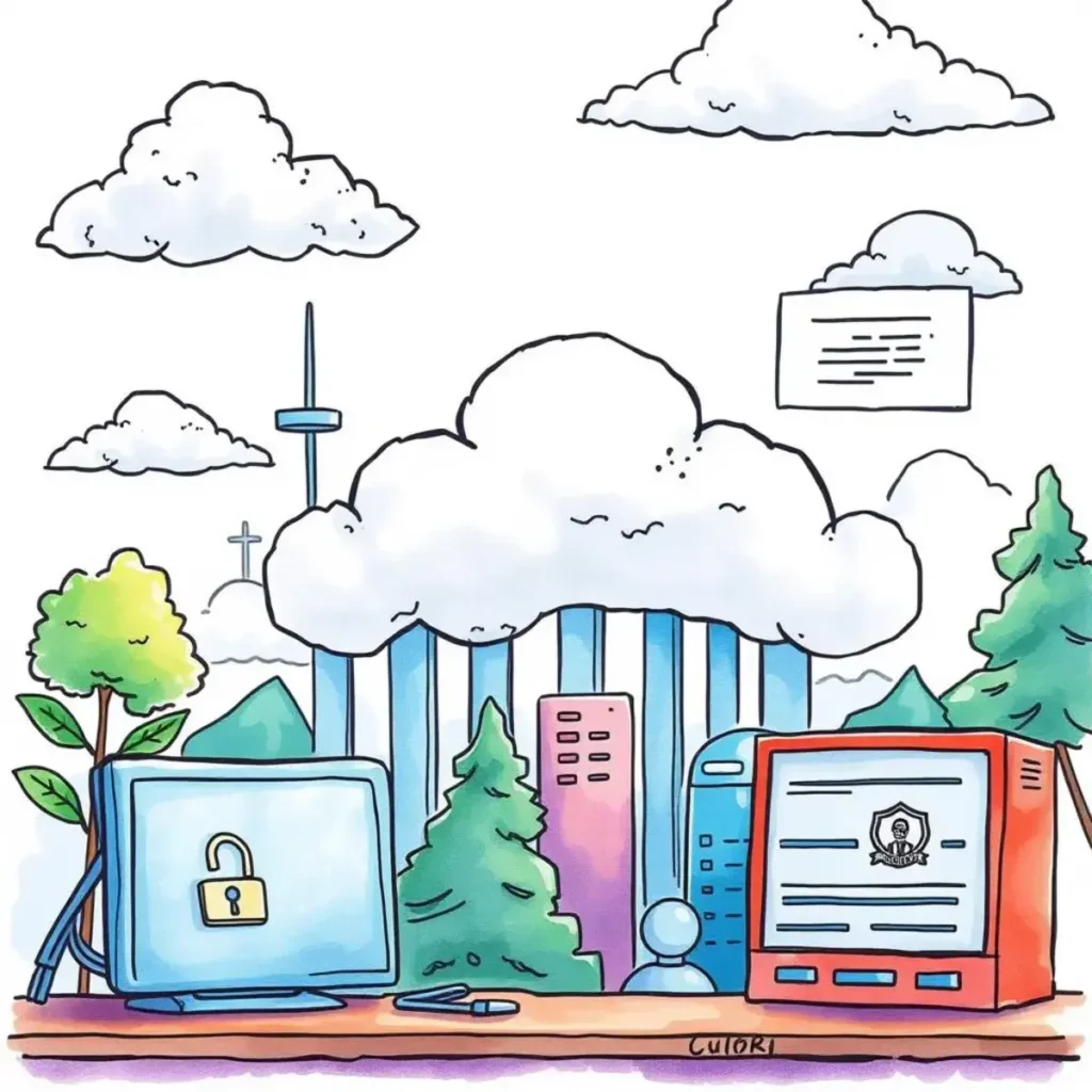 Compliance checker ai: Summarize compliance status with regulations 1 Illustration of it tools for cloud security compliance monitoring and analysis.