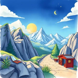 Conversion rate insights generator: Provide analysis on lead conversion statistics 3 A scenic view of mountains symbolizing analytical insights and growth.