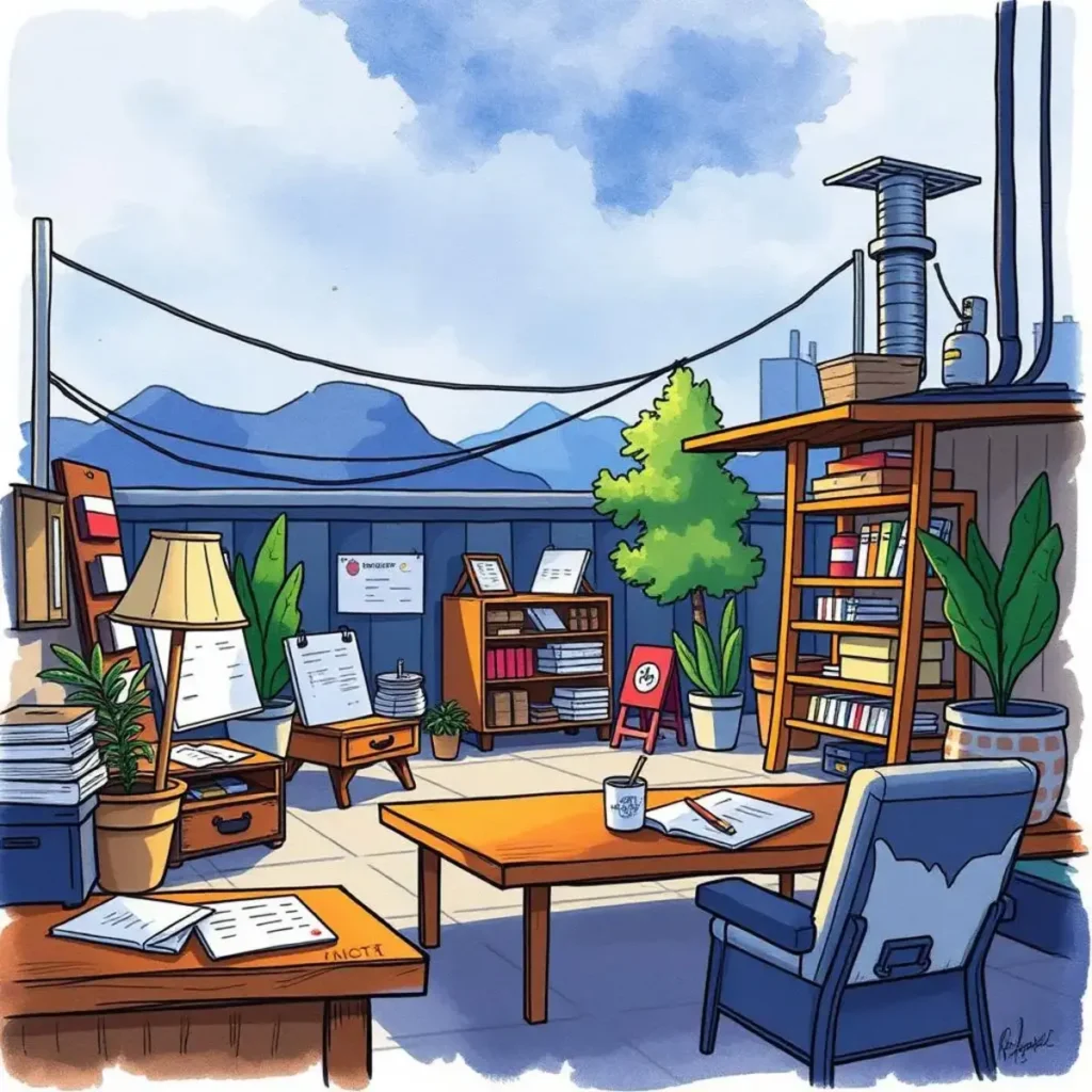 Cost projection evaluator: Assess and summarize cost projections 1 A cozy work environment designed for cost projection evaluation.