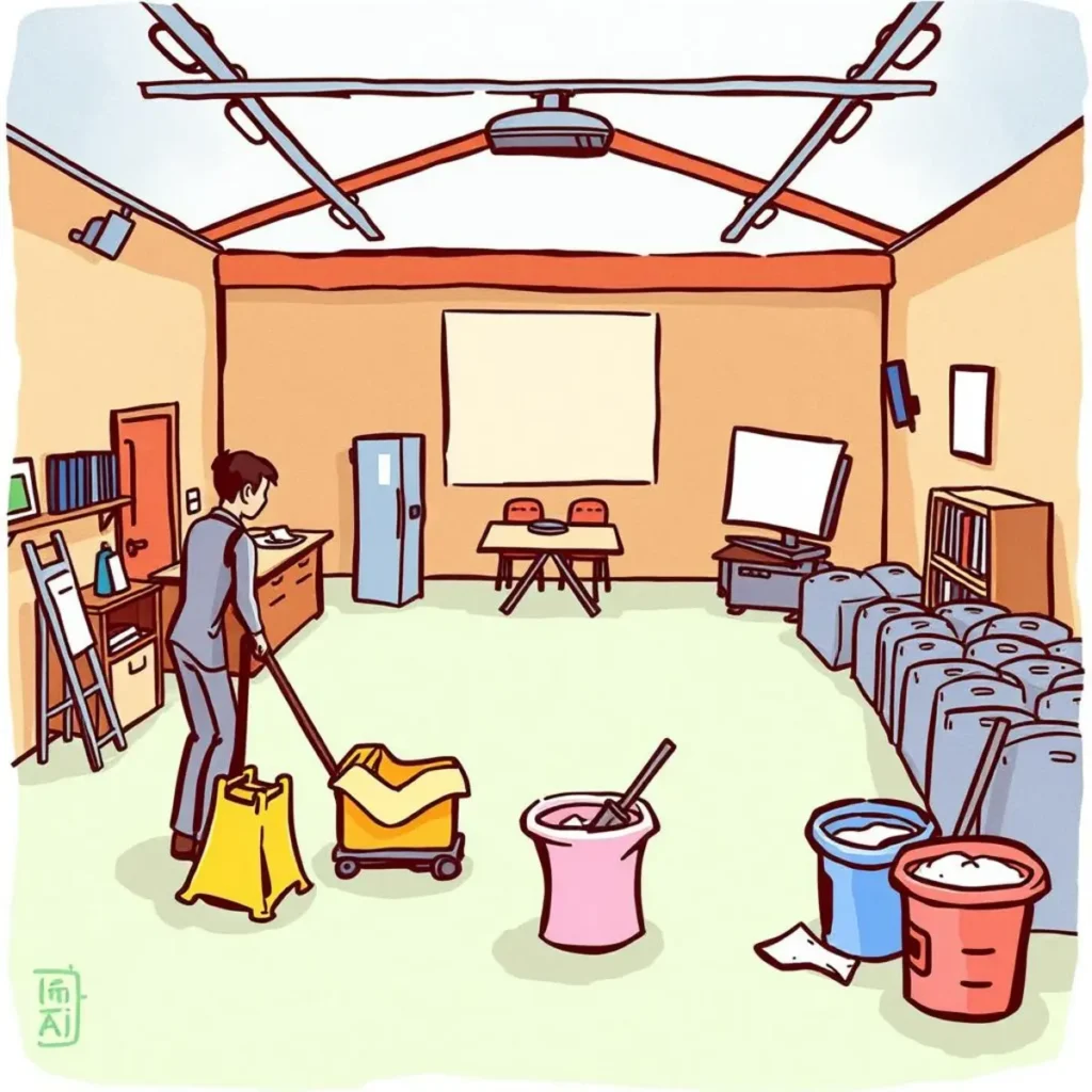 Cleanup responsibility assignments: Generate specific roles for cleanup tasks 1 custodial-services-cleanup-responsibility-assignments-10ka