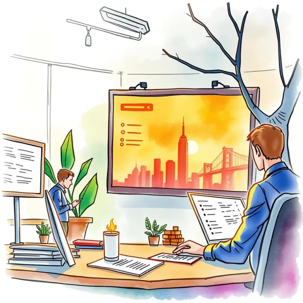Feedback insight generator: Produce insights from investor feedback data 1 Professionals analyzing investor feedback data in a modern office setting.