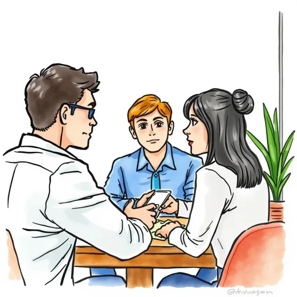 Employee concern evaluator: Assess text for recurrent employee issues 1 Professionals discussing employee concerns during a meeting.