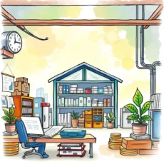 A modern office space for budgeting and expense management strategies.