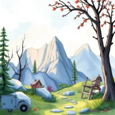 Scenic landscape illustrating journey toward user-driven product enhancements.