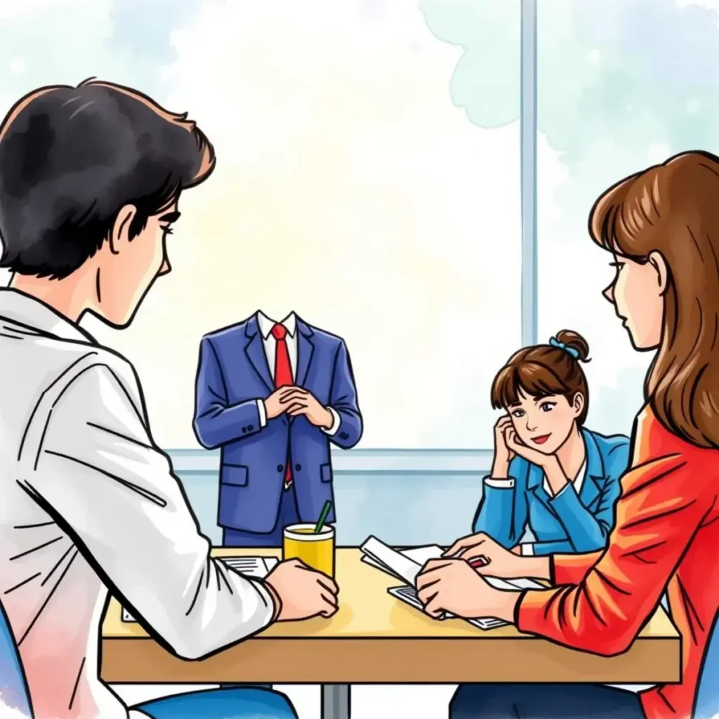 Feedback synthesizer: Combine employee input into coherent reports 1 Team collaborating on synthesizing employee feedback in a meeting.