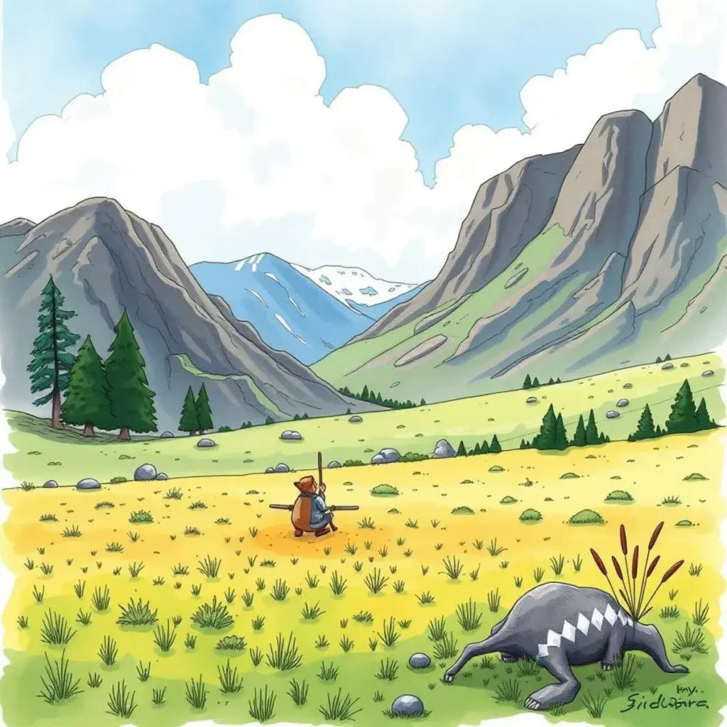 Error rate estimator: Estimate expected error rates in samples 1 A landscape illustrating a lone figure surveying a vast mountainous terrain.