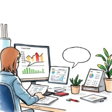 Variance Analysis Writer tool user analyzing financial data