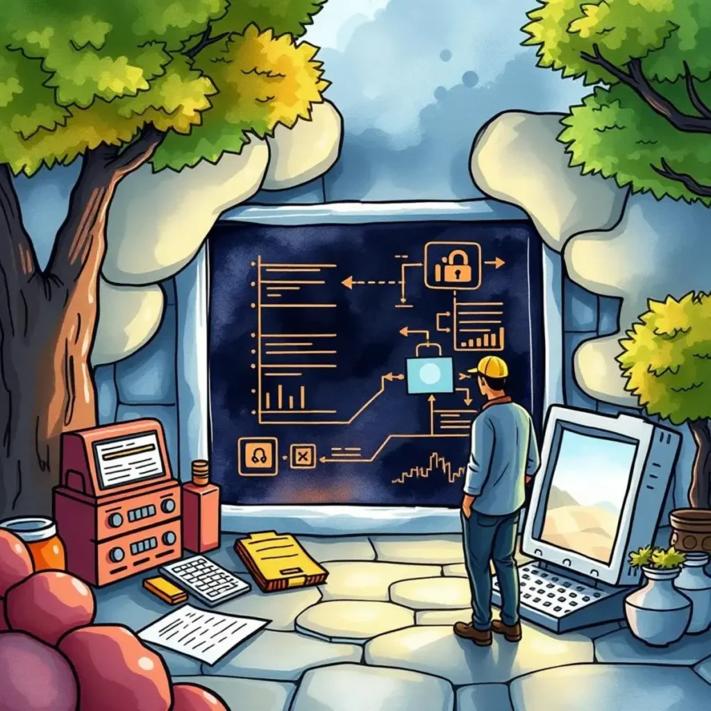 Incident report breakdown: Simplify complex incident reports into key points 1 Analyzing incident data in a secure, innovative workspace setting.
