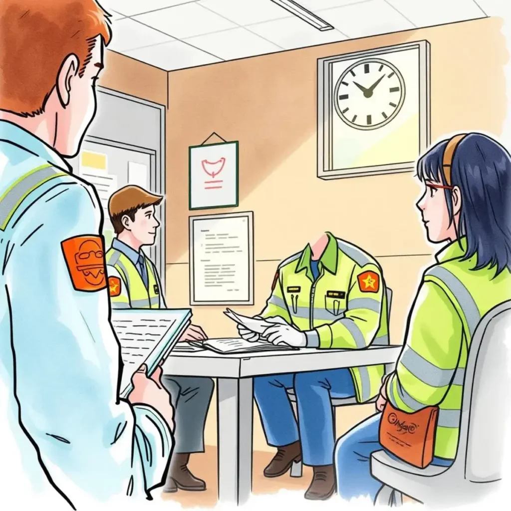 Incident reporting training tool: Develop focused training on incident procedures 1 Group of ehs professionals engaged in incident reporting training session.
