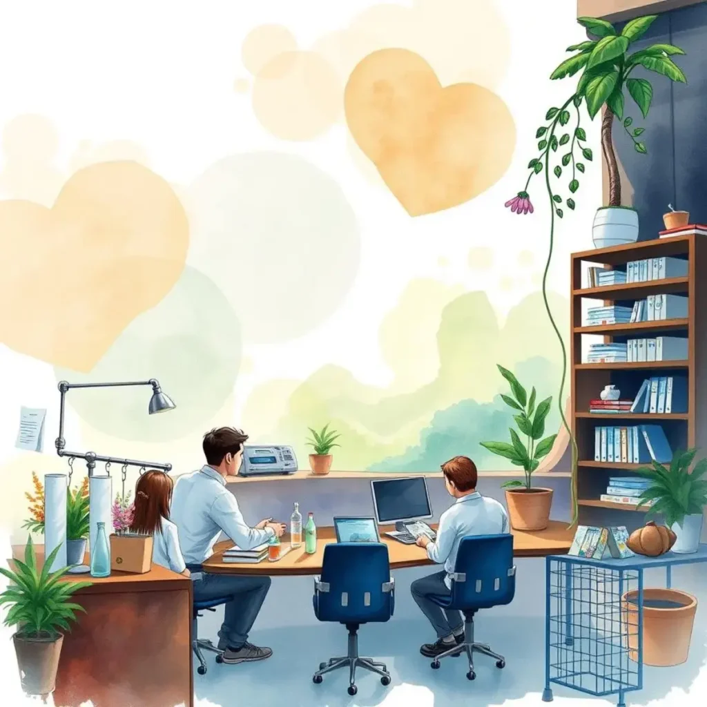 Innovation brainstorm facilitator: Generate diverse ideas for teamwork sessions 1 Collaborative team brainstorming in a creative research environment.