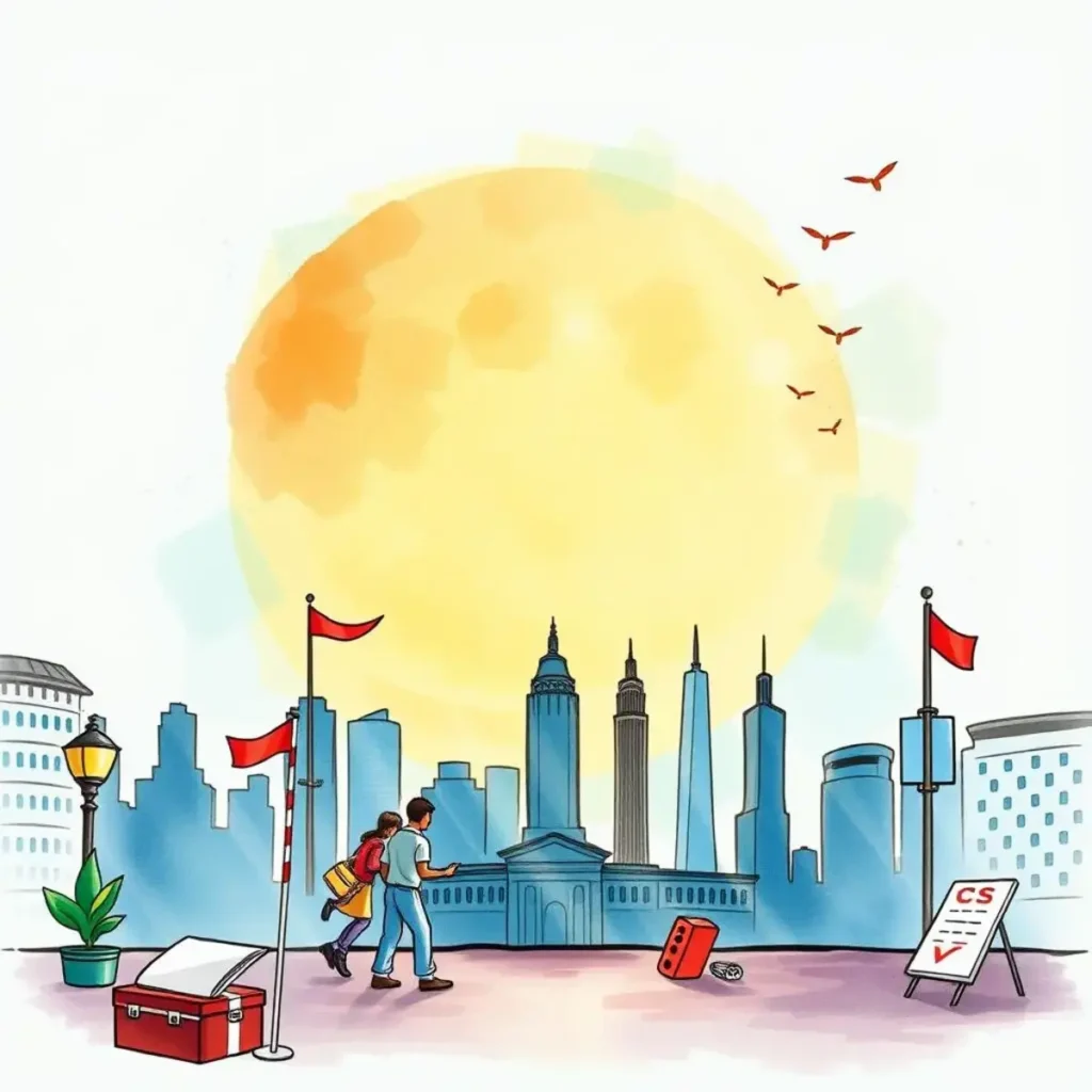 International tax credit drafting tool: Draft foreign tax credit documents easily 1 International tax scene with professionals and city skyline