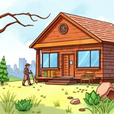 A serene landscape depicting a house symbolizing regulatory clarity and guidance.